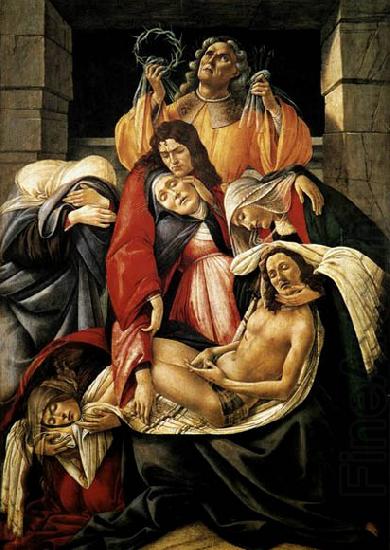 Lamentation over the Dead Christ, BOTTICELLI, Sandro